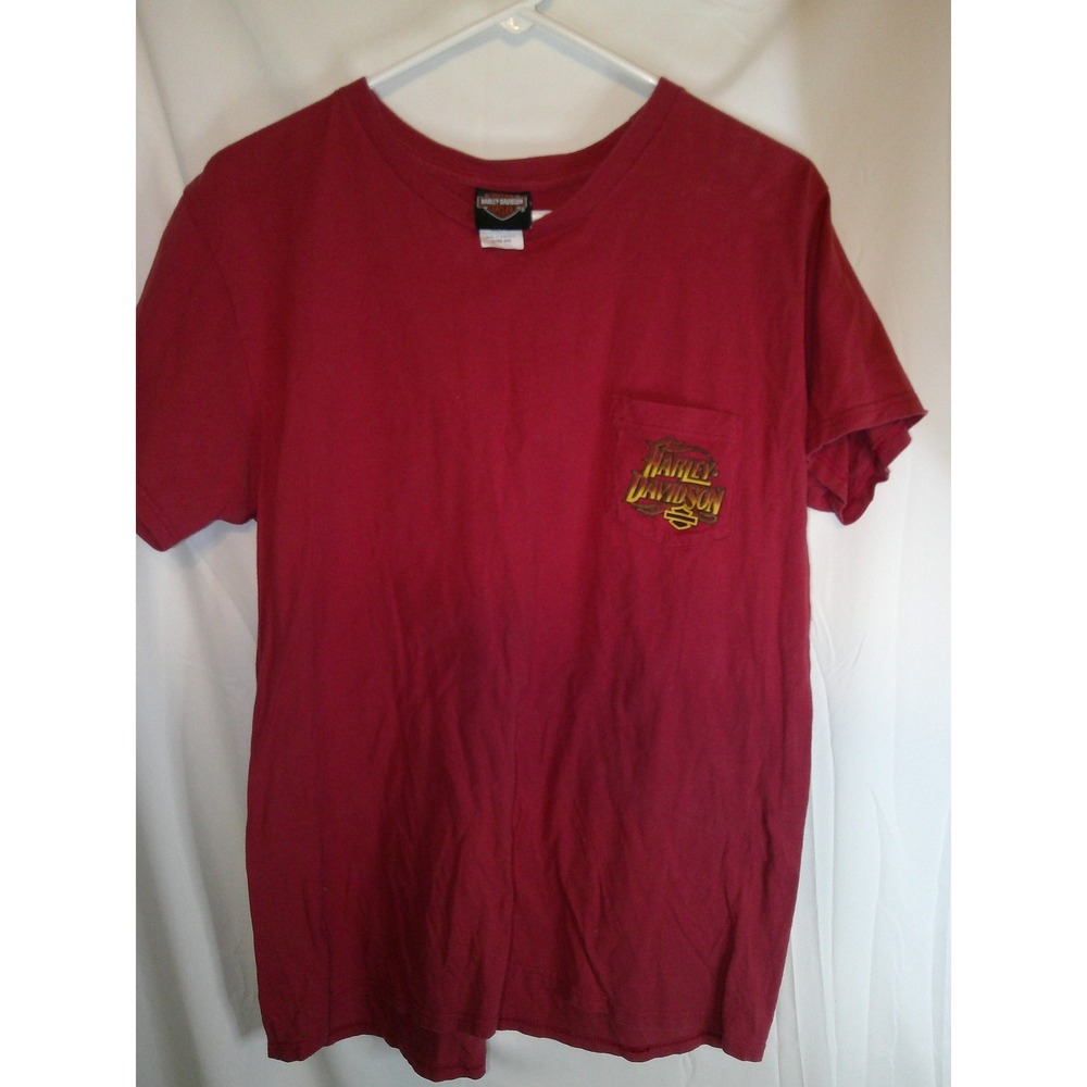 Harley-Davidson T-Shirt Baxter's Graphic Print Short Sleeve Tee Mens L